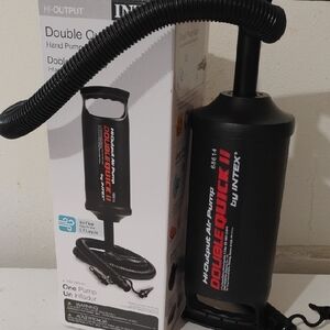 Intex Black Double Quick III Hand Pump